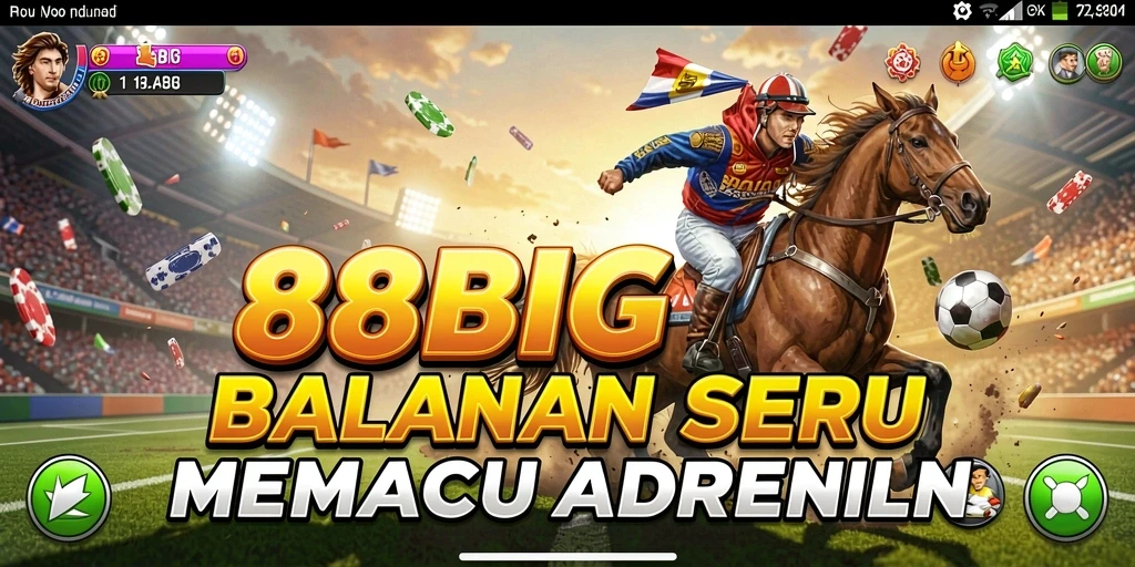 Screenshot gameplay Racing yang menegangkan dari 88BIG.