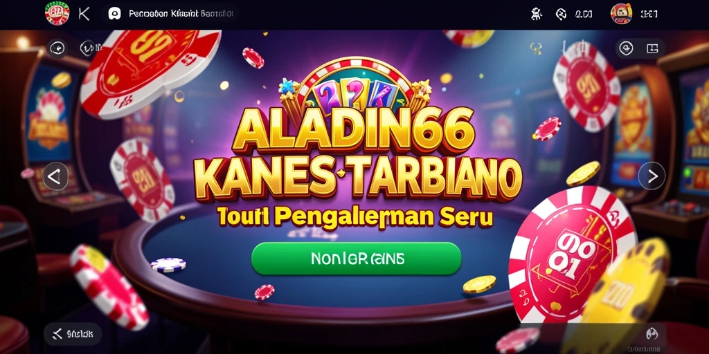 Screenshot gameplay menampilkan keseruan bermain Kasino di ALADIN66.