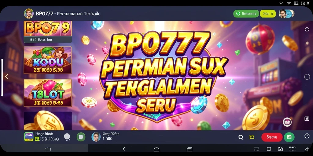 Screenshot BPO777 menampilkan gameplay slot yang mengasyikkan dan grafis yang memukau.