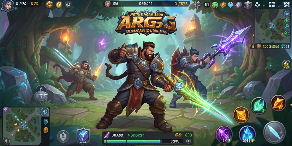 Tampilan gameplay D73 yang menakjubkan dan penuh aksi.