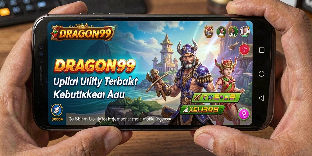 Tampilan antarmuka utama DRAGON99 yang menunjukkan fitur Utility.