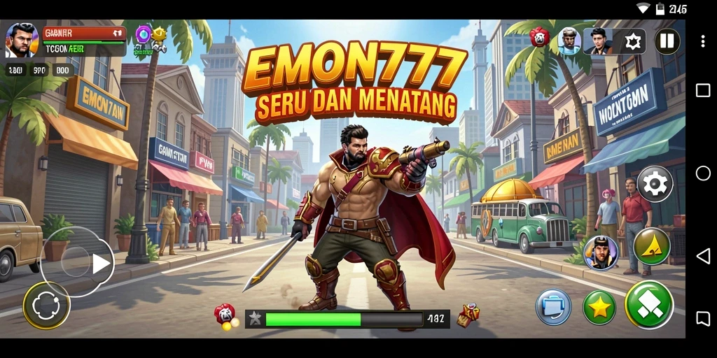 Tampilan gameplay seru di EMON777, nikmati pengalaman Tycoon yang unik.