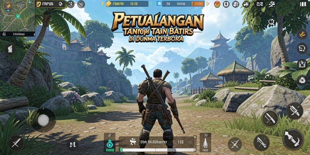 Tangkapan layar gameplay FBRP88 menampilkan dunia terbuka yang luas dan menakjubkan.