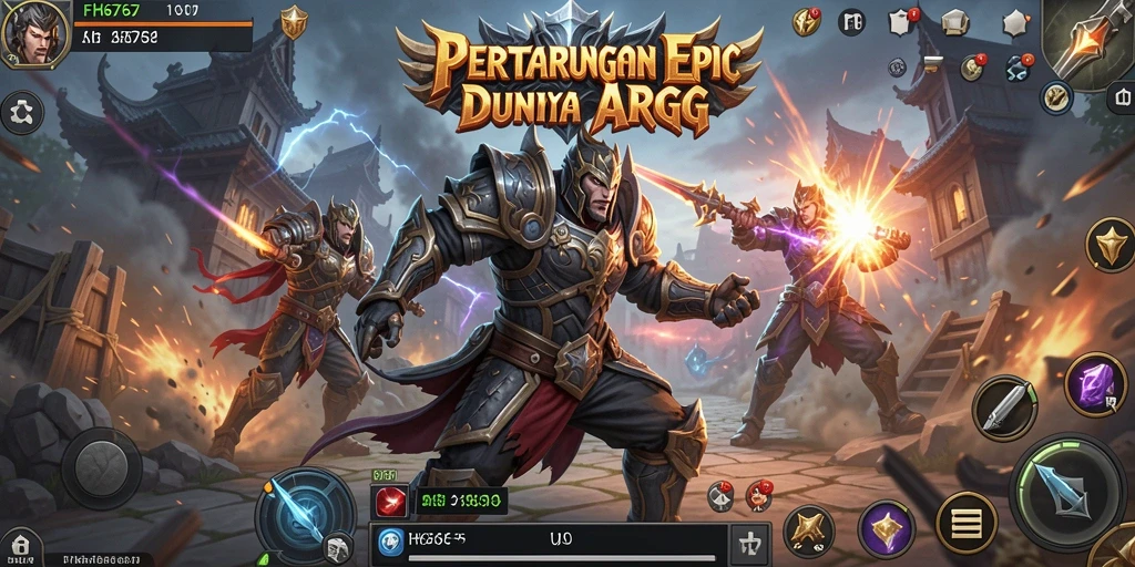 Screenshot menunjukkan aksi pertarungan dinamis dalam FH6767.