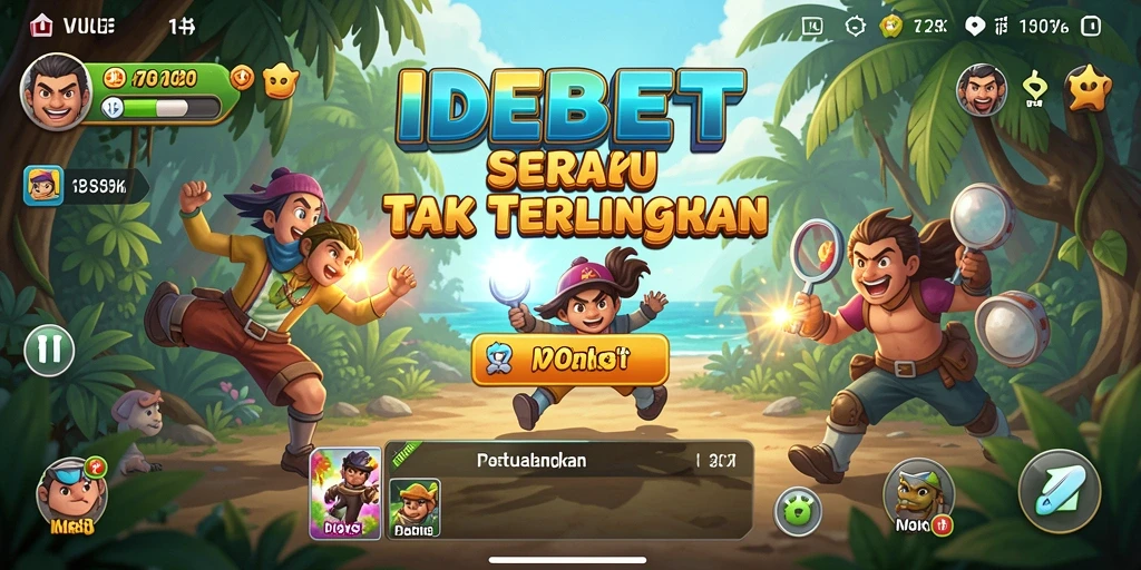 Tampilan gameplay IDEBET yang menarik dengan petualangan yang seru.