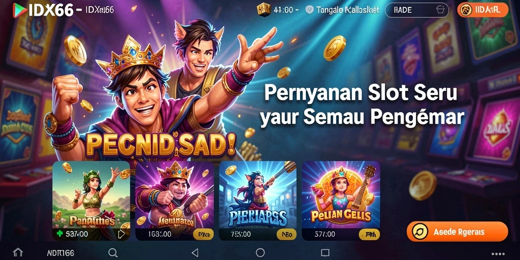 Tampilan gameplay Slot yang menegangkan di IDX66