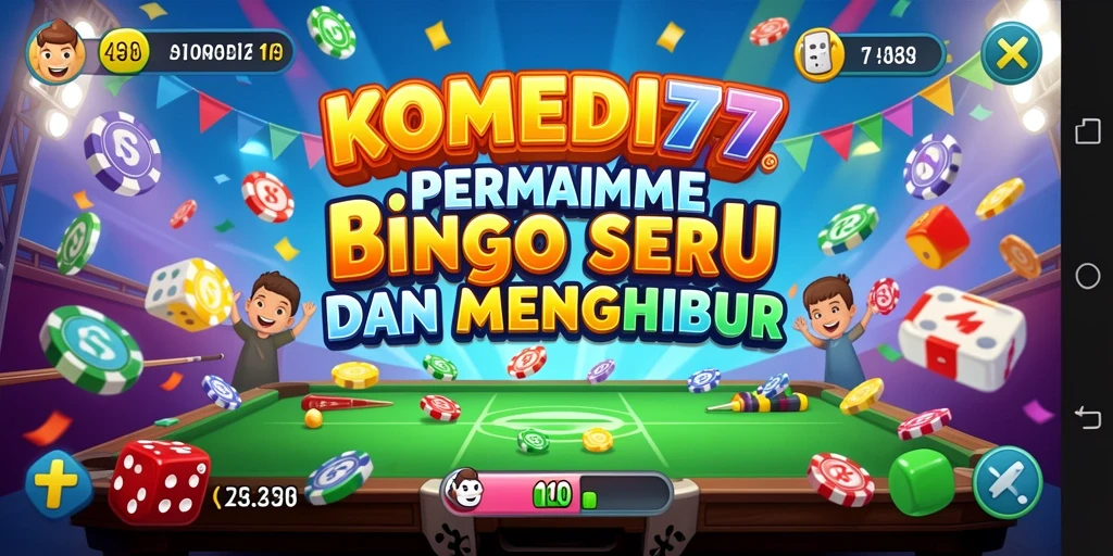 Screenshot dari gameplay Bingo yang seru dan penuh warna.