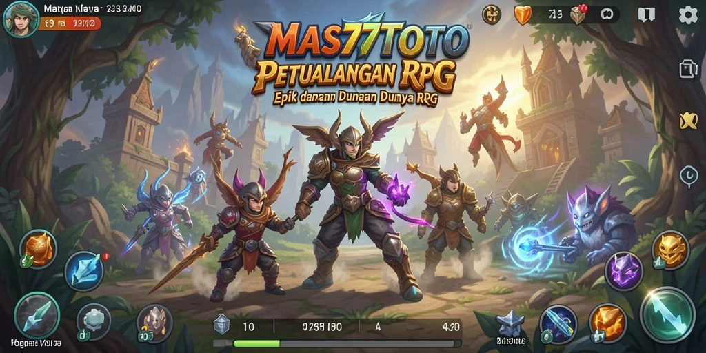 Tampilan gameplay menarik dari MAS77TOTO yang menampilkan pertarungan epik.
