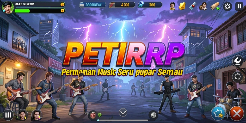 Tampilan gameplay PETIRRP yang seru dan interaktif.