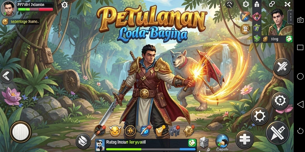 Tampilan menarik dari gameplay PP7 yang menampilkan aksi ARPG.