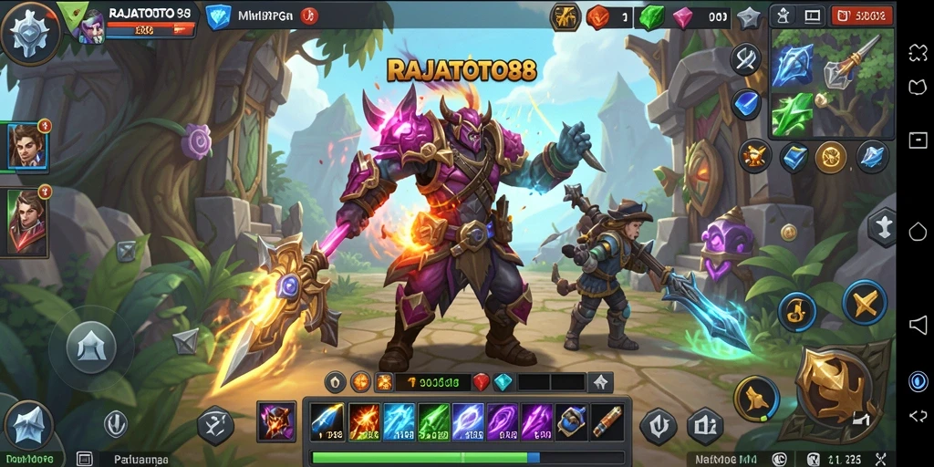 Tampilan gameplay seru dalam RAJATOTO88 yang penuh aksi.