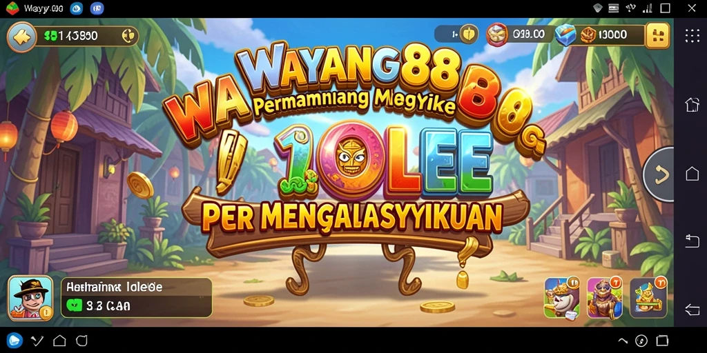 Tampilan gameplay <strong>WAYANG88</strong> yang menawan dan mengasyikkan.