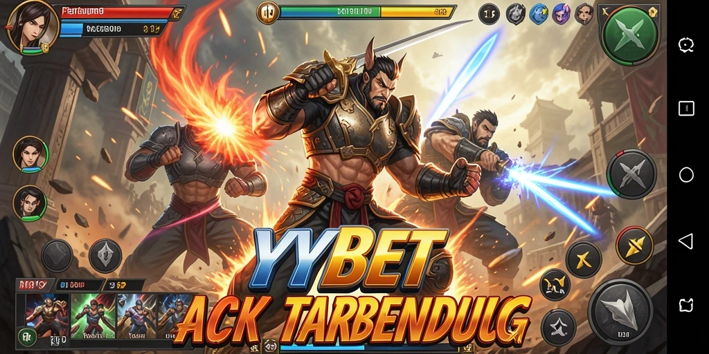 Screenshot YYBET menunjukkan aksi pertarungan yang mendebarkan.